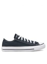 Converse Trampki Chuck Taylor All Star Ox M9166 W Czarny. Czarne trampki Converse, bez wzorów, z materiału, retro, bez zapięcia. Za 219.99 zł.