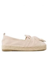 DeeZee Espadryle WSS990-160 Beżowy. Brązowe espadryle DeeZee, bez wzorów, z materiału, bez obcasa. Za 89.99 zł.