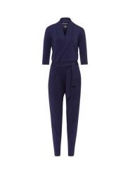 Les Lunes Kombinezon "Paul" w kolorze granatowym rozmiar: S. Niebieskie kombinezony Les Lunes, s, bez wzorów, z tkaniny, bez kołnierzyka, bez ramiączek. Za 260.99 zł.