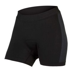 Damskie Bokserki z wkładką Endura. Czarne bokserki damskie ENDURA, bez wzorów, z materiału. Za 149.99 zł.