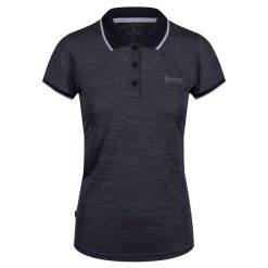 Damska Koszulka Polo Remex II. Czarne t-shirty sportowe Regatta, bez wzorów, z materiału, bez ramiączek, trekkingowe. Za 93.99 zł.