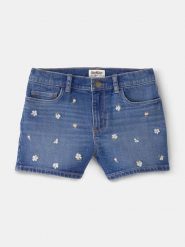 OshKosh Szorty dżinsowe w kolorze niebieskim rozmiar: 110. Niebieskie szorty OshKosh, z aplikacjami, klasyczne. Za 70.08 zł.