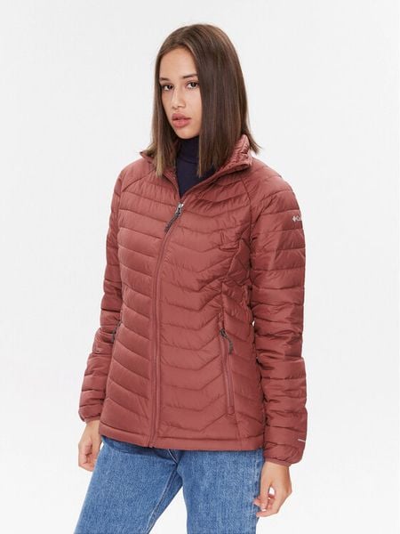 Columbia Kurtka przejściowa Powder Lite™ Jacket Czerwony Regular Fit. Czerwone kurtki przejściowe sportowe Columbia, xs, bez wzorów, z syntetyku, bez kaptura, outdoorowe. Za 349.00 zł.