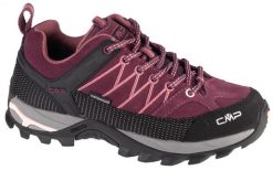 Damskie buty trekkingowe CMP Rigel. Czarne trekkingi CMP, bez wzorów, z zamszu, bez zapięcia, trekkingowe. Za 328.88 zł.