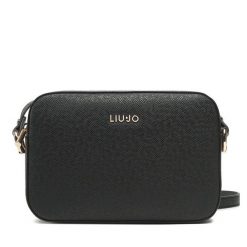 Torebka Liu Jo. Czarne listonoszki Liu Jo, bez wzorów, bez dodatków. Za 319.99 zł.