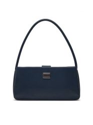Tommy Jeans Torebka Tjw American Cool Shoulder Bag AW0AW17295 Granatowy. Niebieskie torebki klasyczne Tommy Jeans, bez wzorów, z jeansu, bez dodatków. Za 229.99 zł.