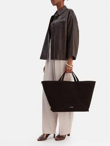 GINO ROSSI Torebka EO-LA224-19153A Brązowy. Brązowe shopper bag Gino Rossi, bez wzorów, ze skóry, bez dodatków. Za 455.99 zł.