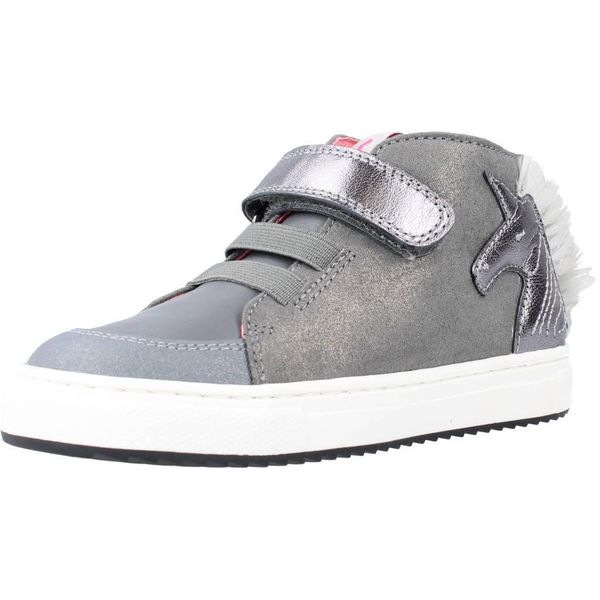 Buty GARVALIN 221332G Szary. Szare buty trekkingowe GARVALIN, ze skóry, bez zapięcia. Za 151.99 zł.