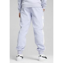 Damskie spodnie dresowe Around The Block PUMA Cool Weather Blue. Niebieskie spodnie dresowe Puma, bez wzorów, z dresówki. W wyprzedaży za 144.00 zł.