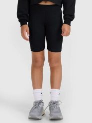 4F Szorty w kolorze czarnym rozmiar: 158. Czarne szorty 4f, bez wzorów, prążkowane. Za 19.99 zł.