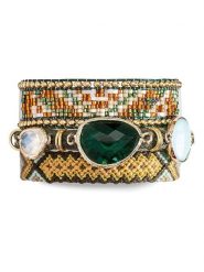 HIPANEMA Pozłacana bransoletka "Nashville" rozmiar: onesize. Żółte bransoletki HIPANEMA, pozłacane. Za 165.55 zł.