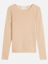 AUTHENTIC CASHMERE Kaszmirowy sweter "Criou" w kolorze beżowym rozmiar: L. Brązowe swetry AUTHENTIC CASHMERE, l, bez wzorów, z kaszmiru, bez ramiączek. Za 346.99 zł.