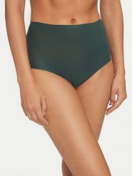 Chantelle Figi klasyczne z wysokim stanem Soft Stretch C26470 Zielony. Zielone figi Chantelle, bez wzorów, z syntetyku, z podwyższonym stanem. Za 59.99 zł.