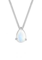 Elli Damska zawieszka kropla Elegant z kamienia księżycowego w pozłacanym srebrze 925 Sterling Silver Naszyjniki 1 ct Damski. Szare naszyjniki Elli, z materiału, z kamieniem księżycowym, pozłacane. Za 378.99 zł.