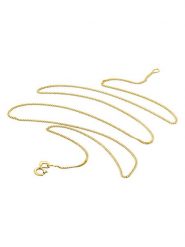 Revoni Złoty naszyjnik - dł. 45 cm rozmiar: onesize. Żółte naszyjniki Revoni, z materiału, złote. Za 817.99 zł.
