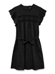Vero Moda Sukienka w kolorze czarnym rozmiar: XXL. Czarne sukienki Vero Moda, xxl, bez wzorów, z bawełny, bez kołnierzyka, bez ramiączek, mini. Za 83.81 zł.