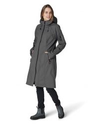 Ilse Jacobsen Płaszcz softshellowy w kolorze szarym rozmiar: 36. Szare płaszcze Ilse Jacobsen, bez wzorów, sportowe, bez kaptura. Za 351.45 zł.