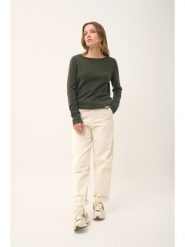 Just Cashmere Kaszmirowy sweter "Grace" w kolorze khaki rozmiar: XL. Brązowe swetry Just Cashmere, xl, bez wzorów, z kaszmiru, bez ramiączek. Za 375.96 zł.