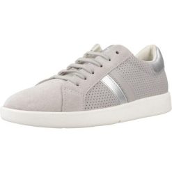 Buty GEOX D MELEDA Szary. Szare buty trekkingowe Geox, bez wzorów, z tkaniny, bez zapięcia, trekkingowe. Za 259.99 zł.