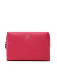Guess Kosmetyczka PW1575 P3315 Różowy. Czerwone torebki klasyczne Guess, z aplikacjami, ze skóry, bez dodatków. Za 199.99 zł.