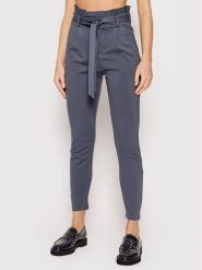 Vero Moda Spodnie materiałowe Eva 10205932 Szary Loose Fit. Szare spodnie materiałowe Vero Moda, bez wzorów, z materiału. Za 129.99 zł.