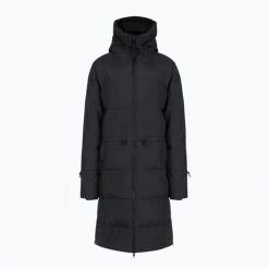 Płaszcz ocieplany damski Ravina KADVA ECO. Czarne płaszcze KADVA, na jesień, xs, bez wzorów, z materiału, klasyczne, bez kaptura. Za 399.99 zł.