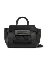 KARL LAGERFELD Torebka A1W30443 Czarny. Czarne torebki klasyczne KARL LAGERFELD, bez wzorów, ze skóry, bez dodatków. Za 989.99 zł.