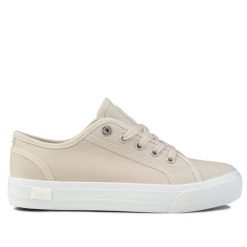 Buty damskie trampki sportowe Lee AVA C WOMEN LOW. Białe trampki Lee, bez wzorów, z jeansu, biznesowe, bez zapięcia. Za 129.00 zł.