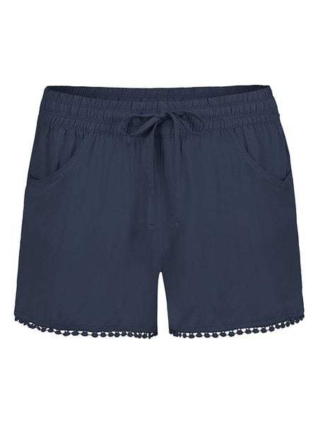 Fresh Made Szorty w kolorze granatowym rozmiar: M. Niebieskie szorty Fresh Made, bez wzorów, z wiskozy. Za 39.45 zł.