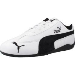 Kapcie PUMA YELLOW SPEEDCAT LTHR Biały. Białe kapcie Puma, bez wzorów, z materiału. Za 317.99 zł.