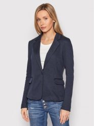 Vero Moda Marynarka Julia 10154123 Granatowy Regular Fit. Niebieskie marynarki i żakiety Vero Moda, bez wzorów, z bawełny, bez ramiączek. Za 139.99 zł.