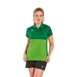 Damska koszulka polo Erima Six Wings. Zielone t-shirty sportowe Erima, s, bez wzorów, bez ramiączek, do piłki nożnej. Za 188.50 zł.
