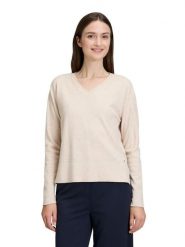 BETTY & CO Sweter w kolorze beżowym rozmiar: 44. Brązowe swetry Betty & Co, bez wzorów, bez ramiączek. Za 129.95 zł.