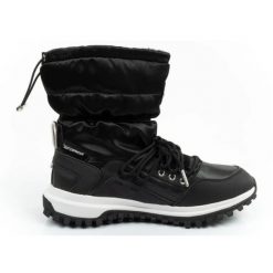 Buty śniegowce Colmar Warmer Plain 165 czarne. Czarne śniegowce bez wzorów, z gumy, przed kolano, bez zapięcia. Za 518.78 zł.