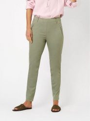 Relaxed by TONI Spodnie w kolorze zielonym rozmiar: 48K. Zielone spodnie materiałowe Relaxed by TONI, bez wzorów, z materiału. Za 129.95 zł.