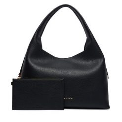 Torebka Elisabetta Franchi. Czarne torebki klasyczne Elisabetta Franchi, bez wzorów, klasyczne, bez dodatków. Za 1,879.00 zł.