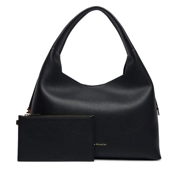 Torebka Elisabetta Franchi. Czarne torebki klasyczne Elisabetta Franchi, bez wzorów, klasyczne, bez dodatków. Za 1,879.00 zł.
