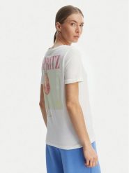 ONLY T-Shirt Kita 15291465 Biały Regular Fit. Białe t-shirty ONLY, s, bez wzorów, z bawełny, bez kołnierzyka, bez ramiączek. Za 89.99 zł.