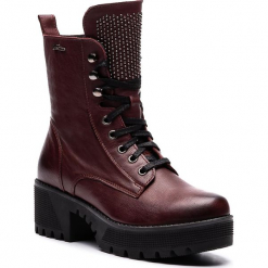 Botki SERGIO BARDI - Trigno FW127353618CC 134. Czerwone botki Sergio Bardi, ze skóry. Za 399.00 zł.