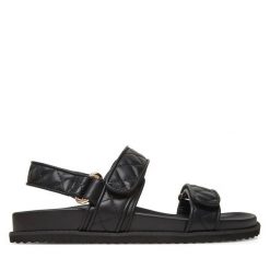 Sandały Call It Spring. Czarne sandały Call it Spring, bez wzorów, bez obcasa, na płaskiej podeszwie, bez zapięcia. Za 169.99 zł.