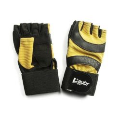 Rękawiczki fitness Laubr Sport pomarańczowe. Brązowe rękawiczki FIVE GLOVES, bez wzorów, sportowe. Za 130.99 zł.