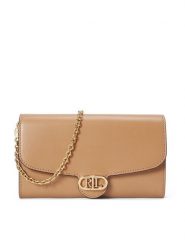LAUREN RALPH LAUREN Torebka 432964152003 Brązowy. Brązowe kopertówki Lauren Ralph Lauren, bez wzorów, ze skóry, wizytowe, bez dodatków. Za 549.99 zł.