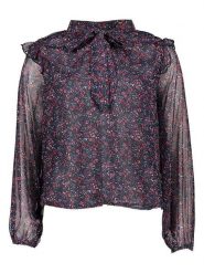 Pepe Jeans Bluzka w kolorze bordowym rozmiar: L. Czerwone bluzki Pepe Jeans, l, bez wzorów, z jeansu, bez kołnierzyka, bez ramiączek. Za 91.99 zł.