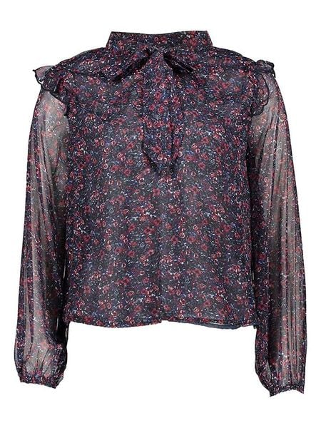 Pepe Jeans Bluzka w kolorze bordowym rozmiar: L. Czerwone bluzki Pepe Jeans, l, bez wzorów, z jeansu, bez kołnierzyka, bez ramiączek. Za 91.99 zł.