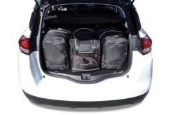 Torby Do Bagażnika Renault Scenic 2015-2019 4Szt Kjust. Czarne torby podróżne KJUST, bez wzorów, z kauczuku. Za 1,209.00 zł.