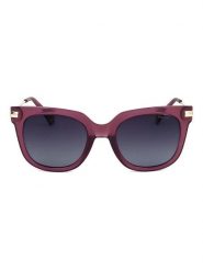 Polaroid Damskie okulary przeciwsłoneczne w kolorze złoto-fioletowo-granatowym rozmiar: 51. Niebieskie okulary przeciwsłoneczne Polaroid, bez wzorów, z tworzywa sztucznego, metalowe. Za 179.95 zł.