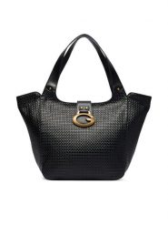Guess Torebka Camden HWWW93 08240 Czarny. Czarne shopper bag Guess, z aplikacjami, ze skóry, bez dodatków. Za 714.99 zł.