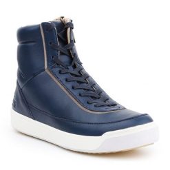 Buty Lacoste Explorateur W 7-32CAW0118003 niebieskie. Niebieskie buty treningowe bez wzorów, z gumy, bez zapięcia, Lacoste Explorateur. Za 650.14 zł.