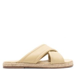 Espadryle Lasocki. Żółte espadryle Lasocki, bez wzorów, bez obcasa. Za 179.99 zł.
