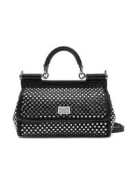Dolce&Gabbana Torebka BB7116 AP602 Czarny. Czarne torebki klasyczne Dolce&Gabbana, bez wzorów, z materiału, bez dodatków. Za 9,669.00 zł.